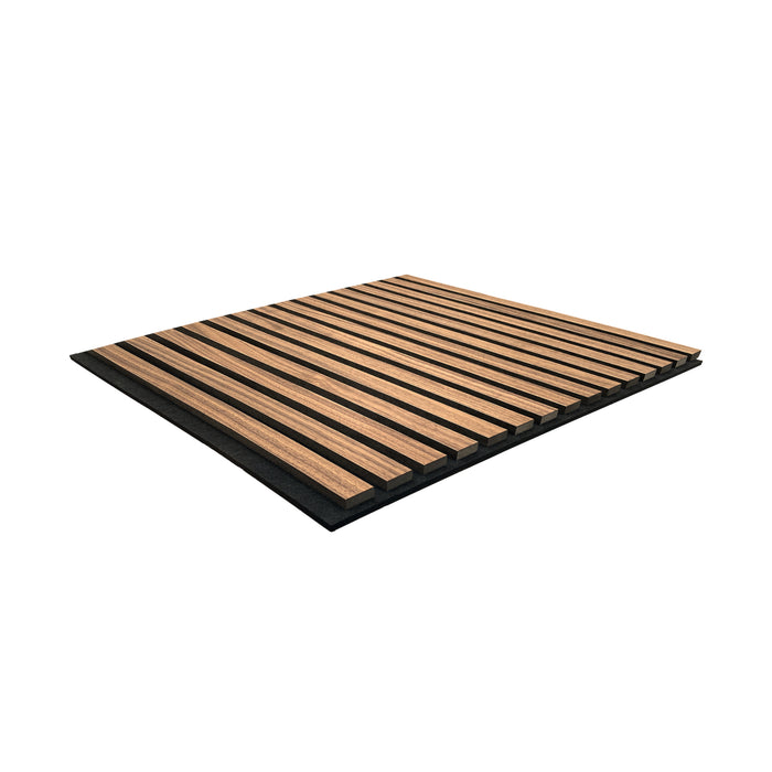 mEco Square™ Smoke Walnut Acoustic Panel, 15.47 Sqft